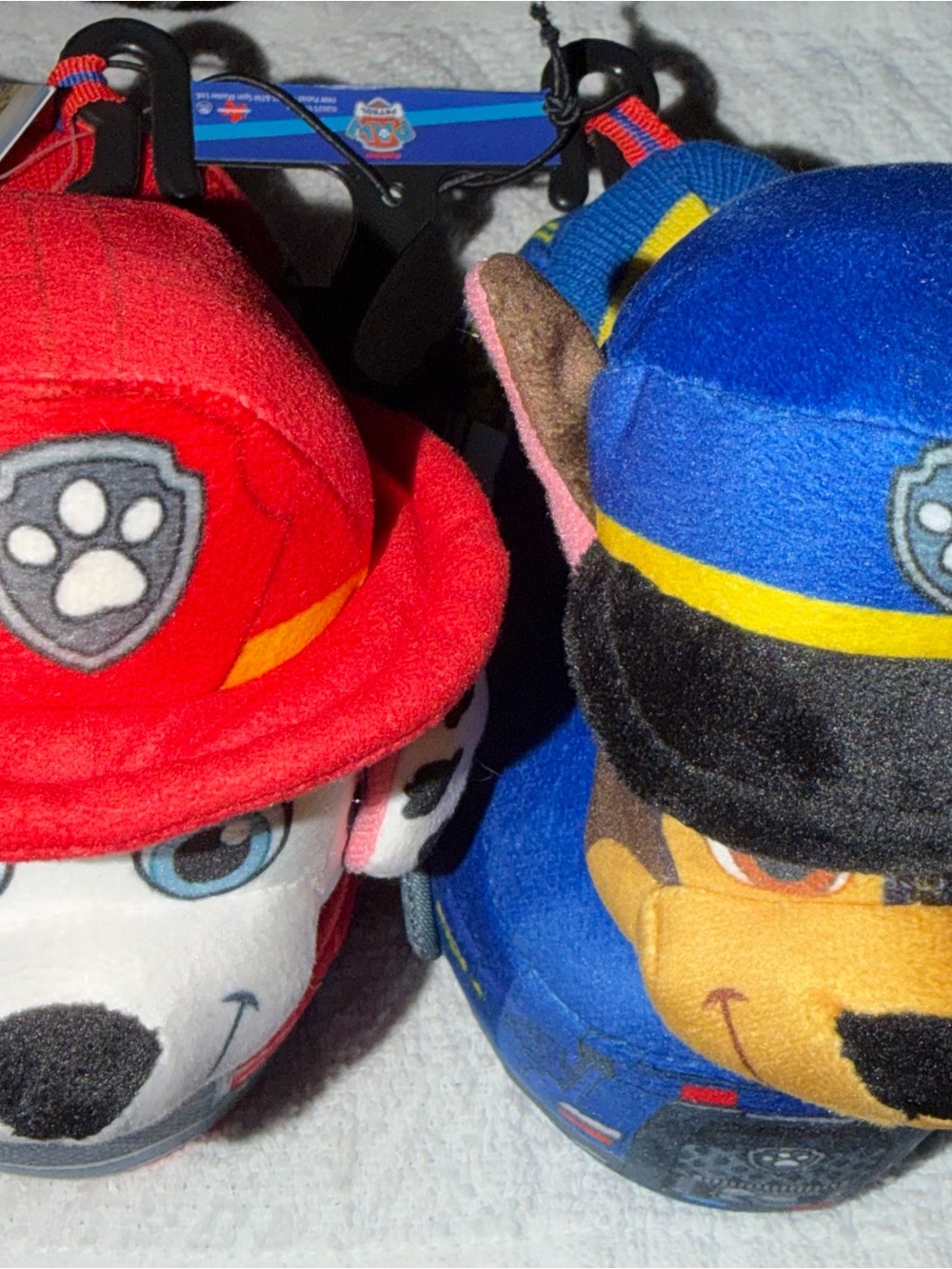 Paw Patrol Plush Character Backpacks in Red, Blue & Yellow